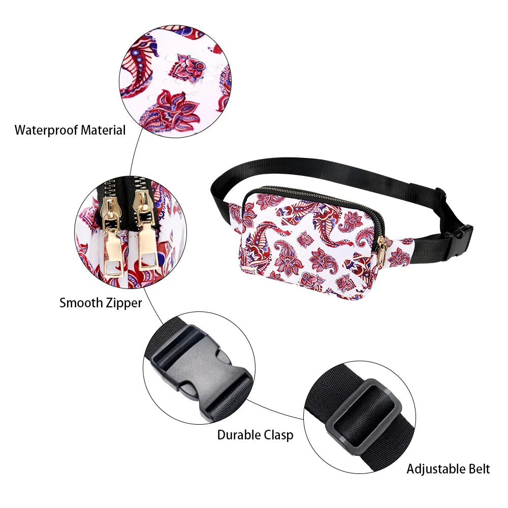 Women's Floral Waist Bag