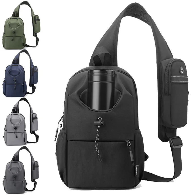 Large Capacity Nylon Crossbody Bag