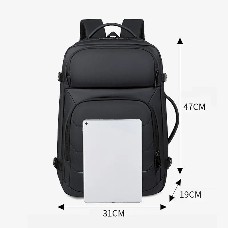 Expandable USB Charging Travel Backpack
