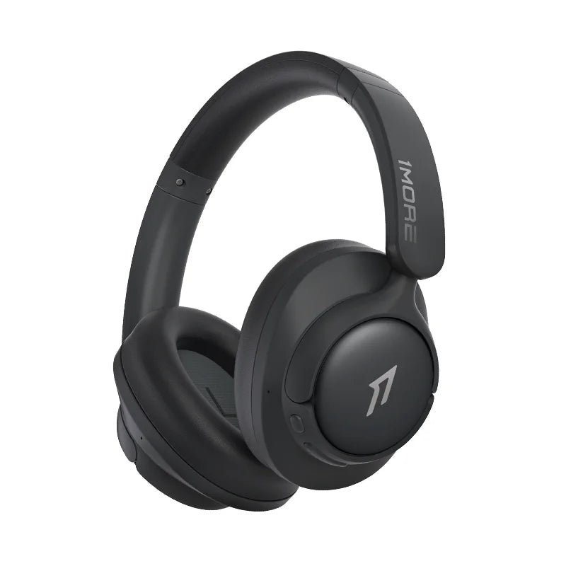 Black over-ear headphones with 'iMore' branding on a white background