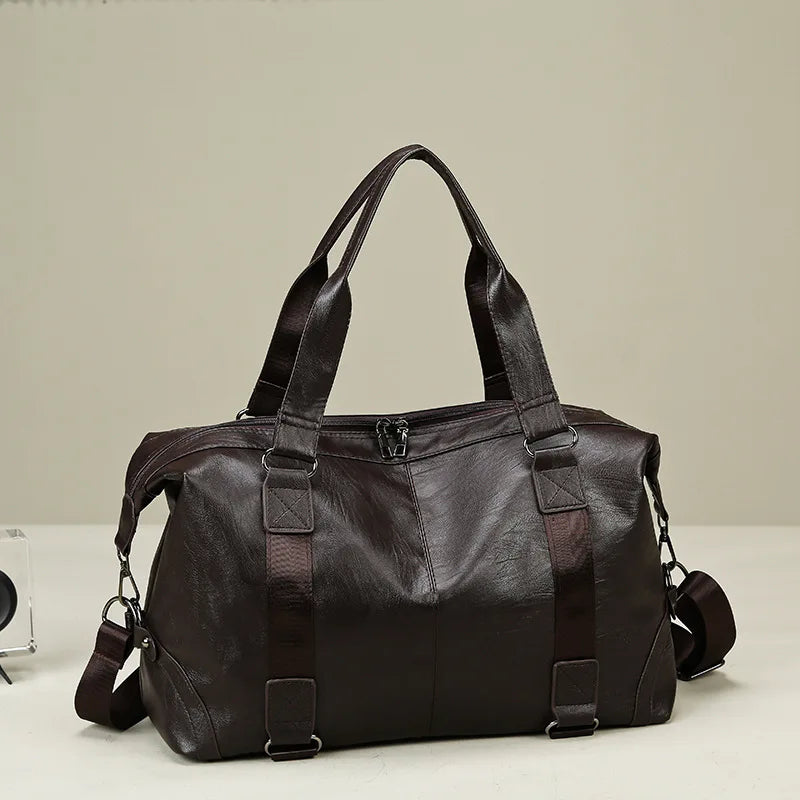 VertoMax™ UrbanPro PU Leather Travel Bag
