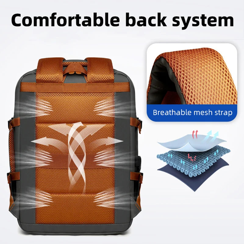 ✈️ Cabin Friendly Oxford Cloth Travel Backpack