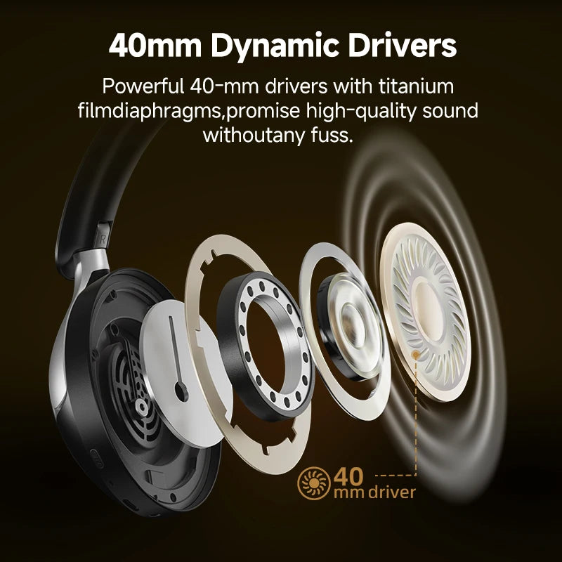 QCY H3 Pro ANC Wireless Bluetooth 5.4 Headphones