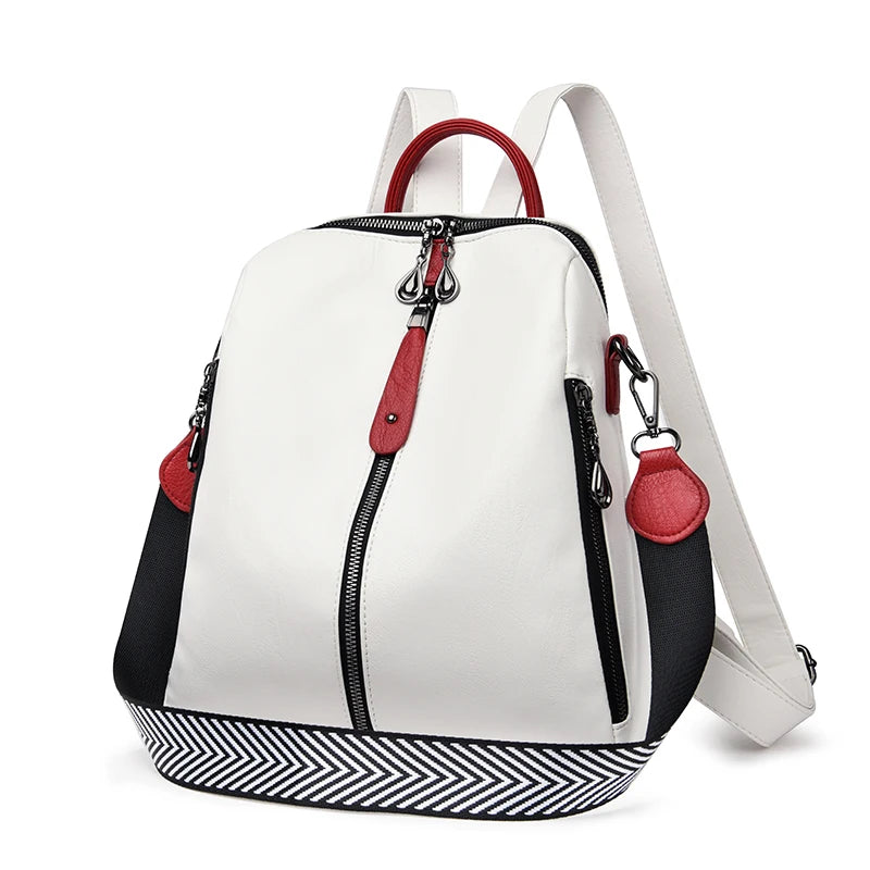 Fashion Soft PU Leather Backpack