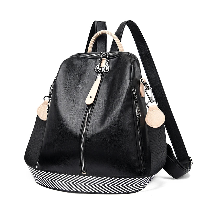 Fashion Soft PU Leather Backpack