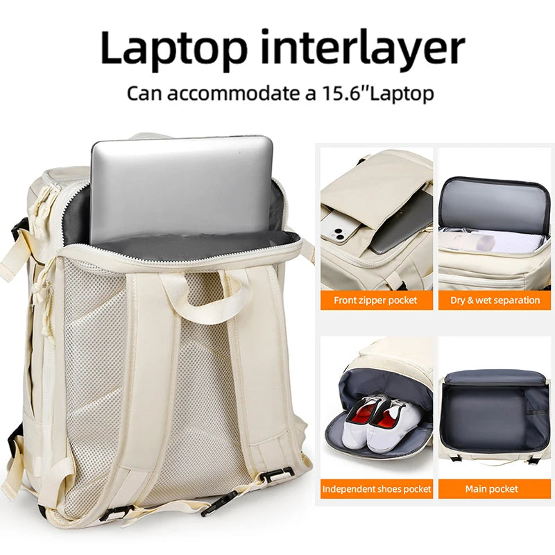✈️ Cabin Friendly Lightweight Travel Backpack