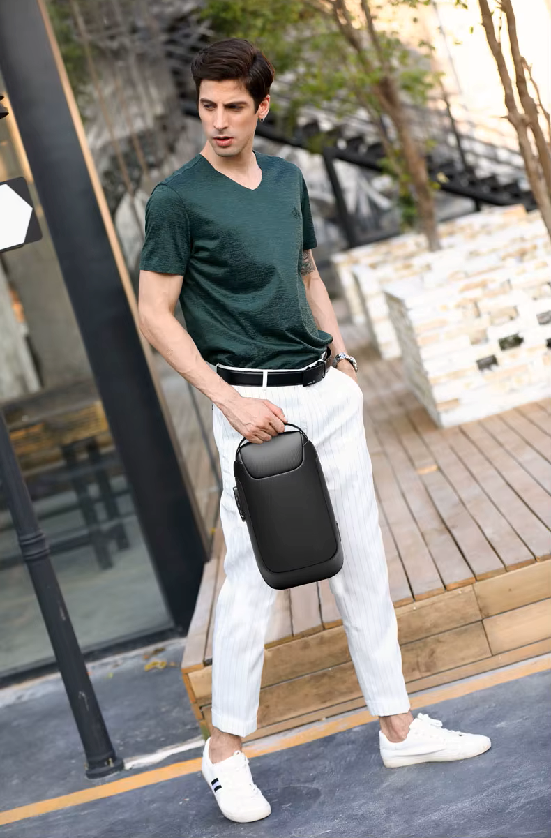 VersaGuard™ Anti-Theft Waterproof Crossbody Chest Bag