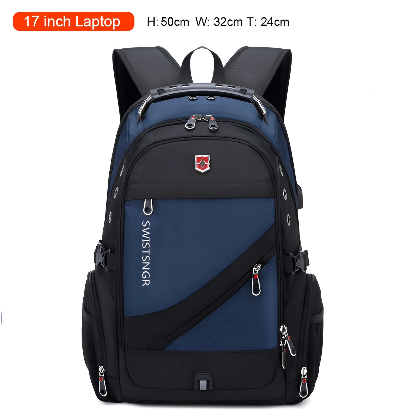 Waterproof USB Charging Travel Backpack