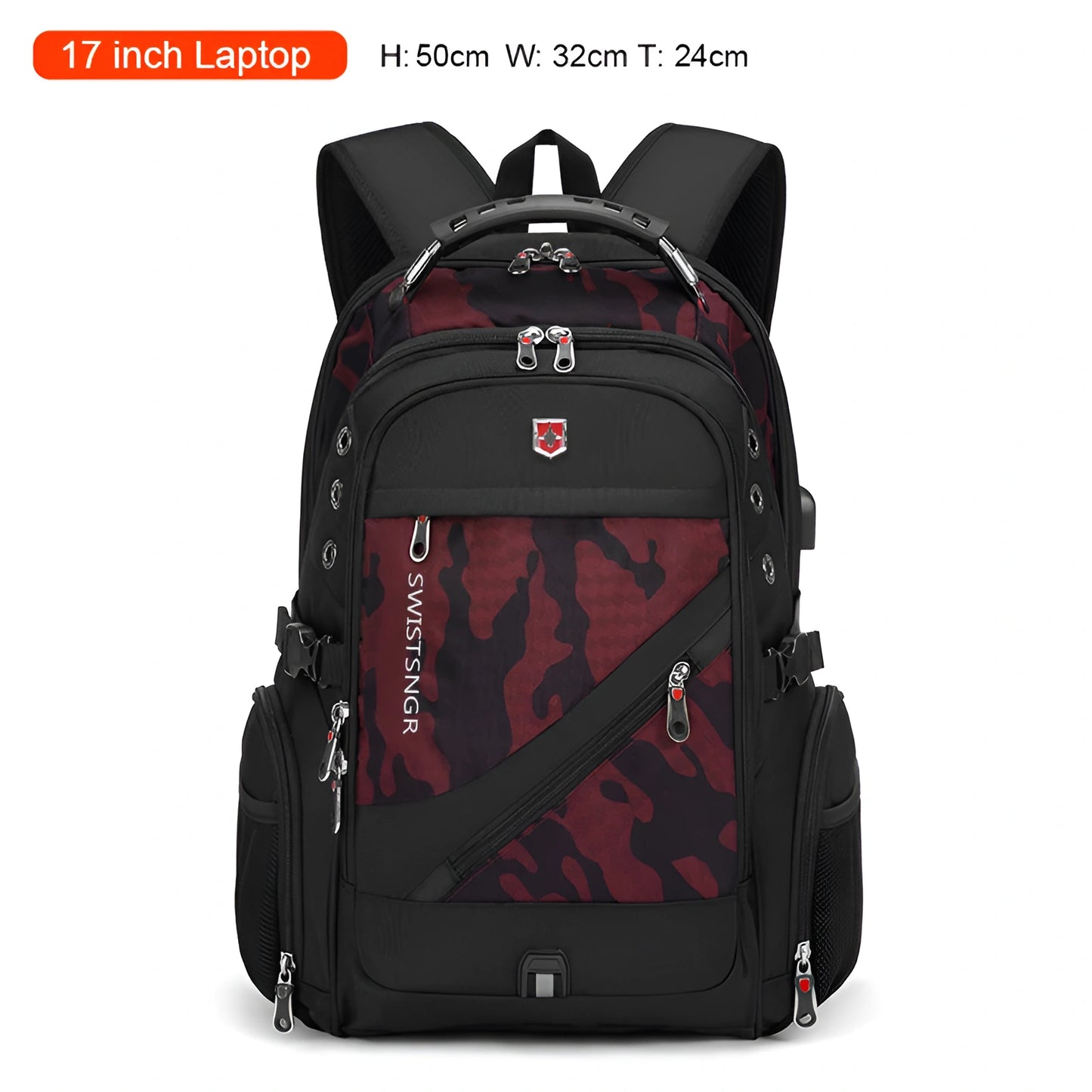 Waterproof USB Charging Travel Backpack
