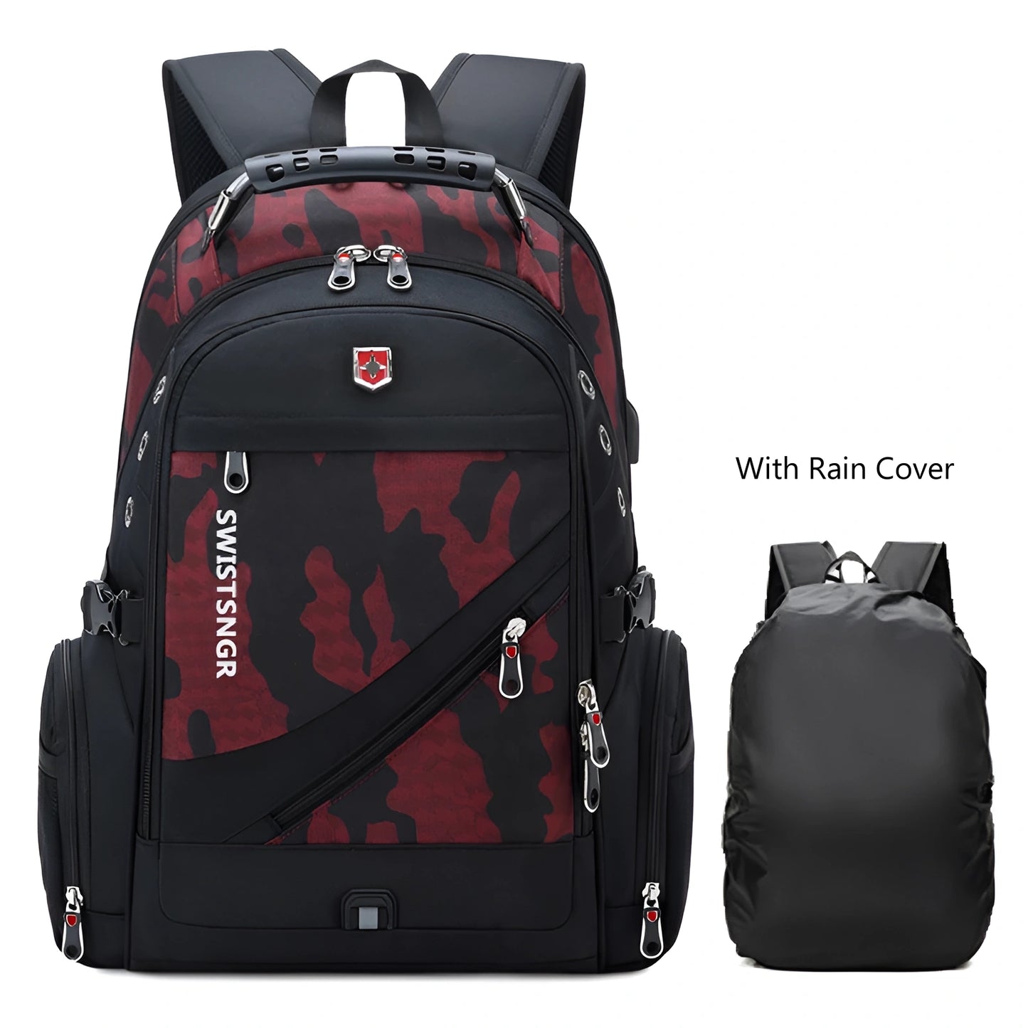 Waterproof USB Charging Travel Backpack