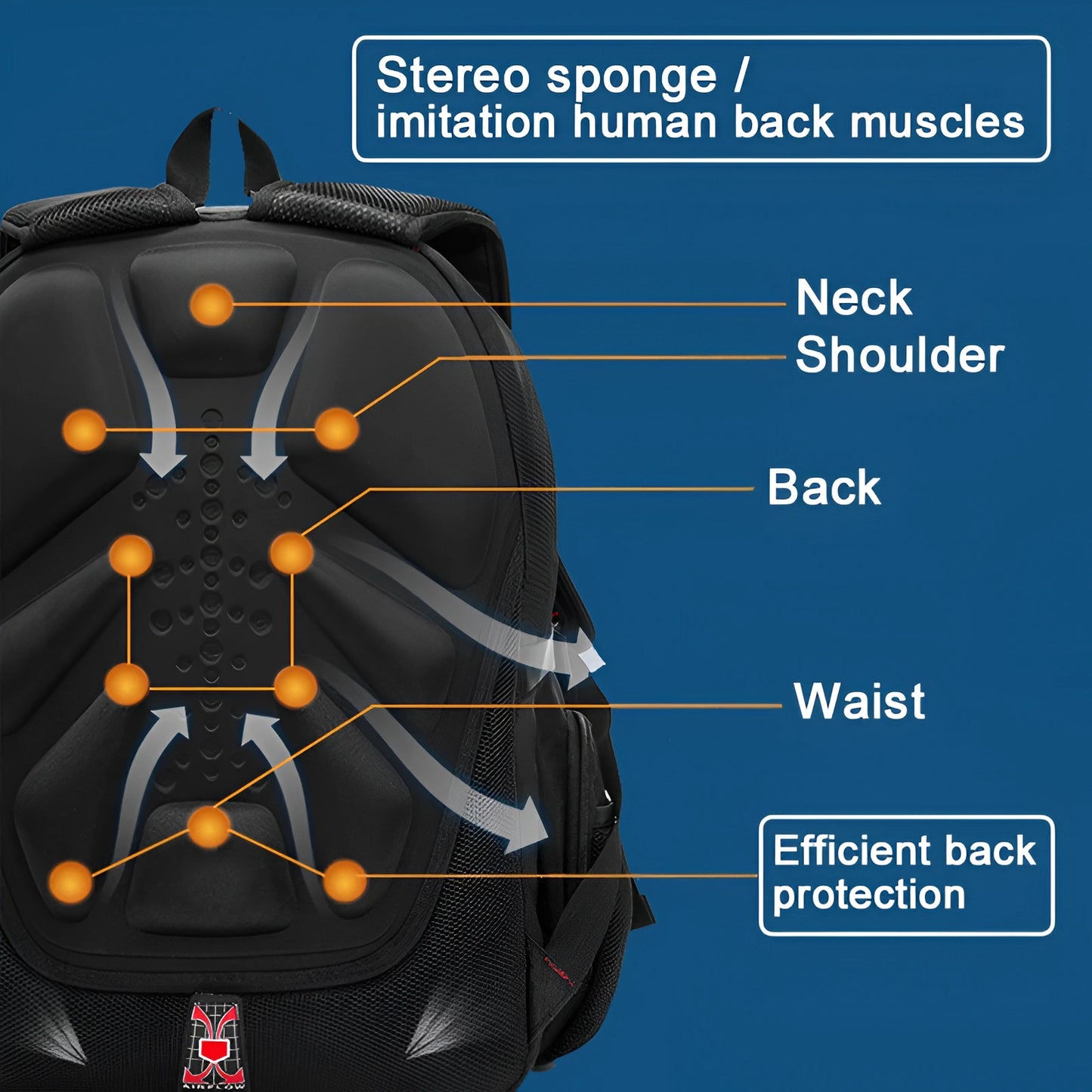 Waterproof USB Charging Travel Backpack