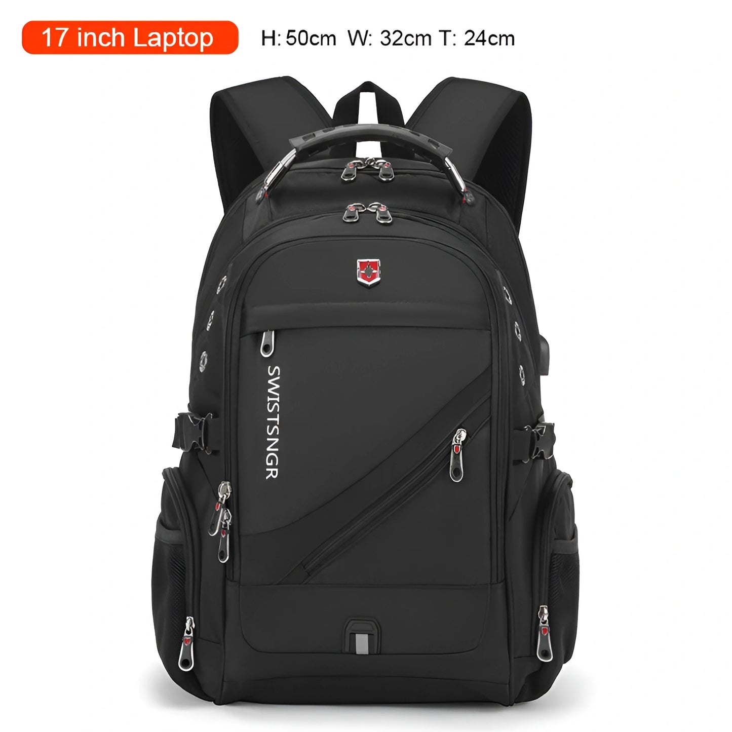 Waterproof USB Charging Travel Backpack