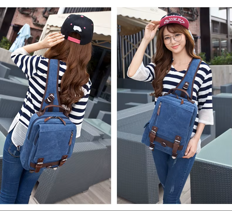 ✈️ Cabin Friendly Canvas Convertible Backpack