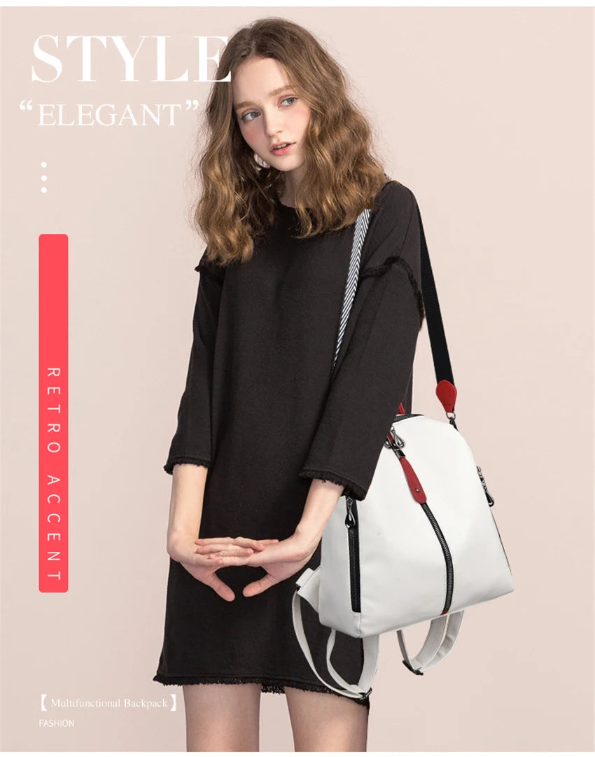 Fashion Soft PU Leather Backpack