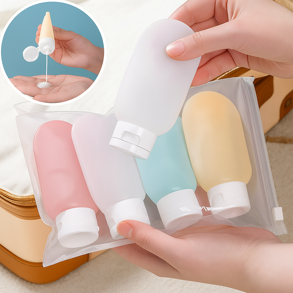 Leak-Proof 4Pcs Travel Bottles Set 60ml