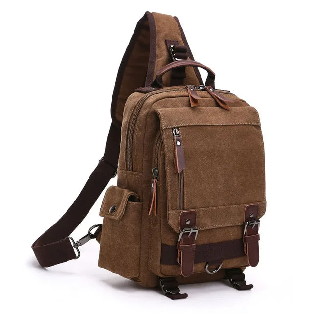 ✈️ Cabin Friendly Canvas Convertible Backpack