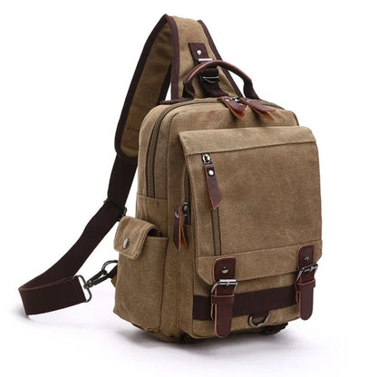 ✈️ Cabin Friendly Canvas Convertible Backpack