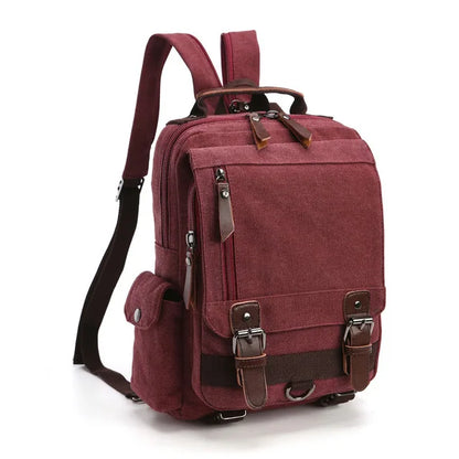 ✈️ Cabin Friendly Canvas Convertible Backpack