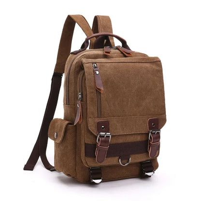 ✈️ Cabin Friendly Canvas Convertible Backpack