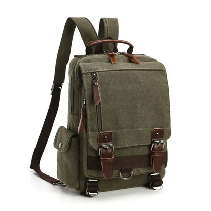 ✈️ Cabin Friendly Canvas Convertible Backpack