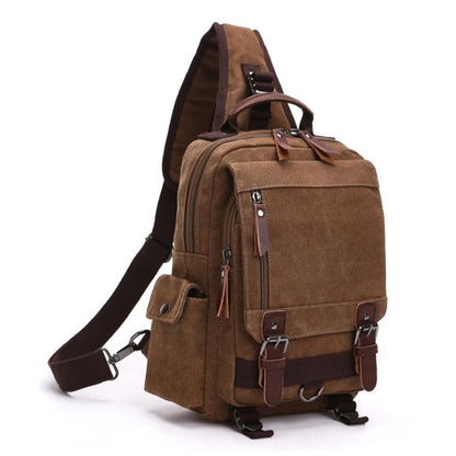✈️ Cabin Friendly Canvas Convertible Backpack