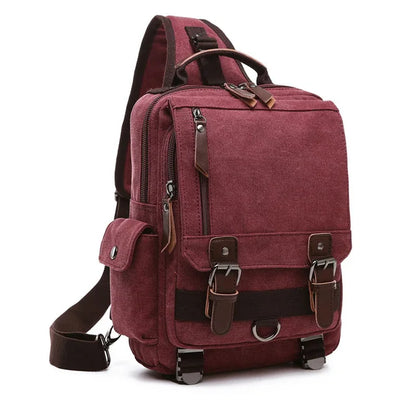 ✈️ Cabin Friendly Canvas Convertible Backpack
