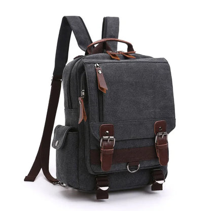 ✈️ Cabin Friendly Canvas Convertible Backpack