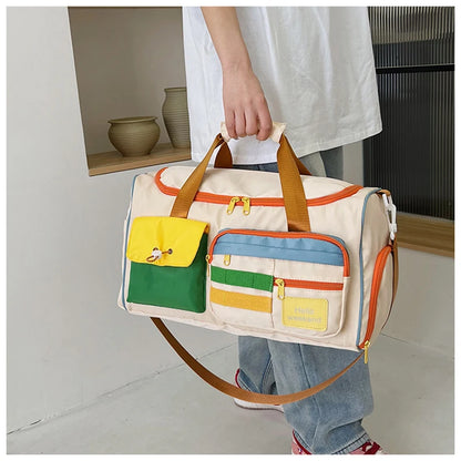 Stylish Oxford Duffel Travel Bag