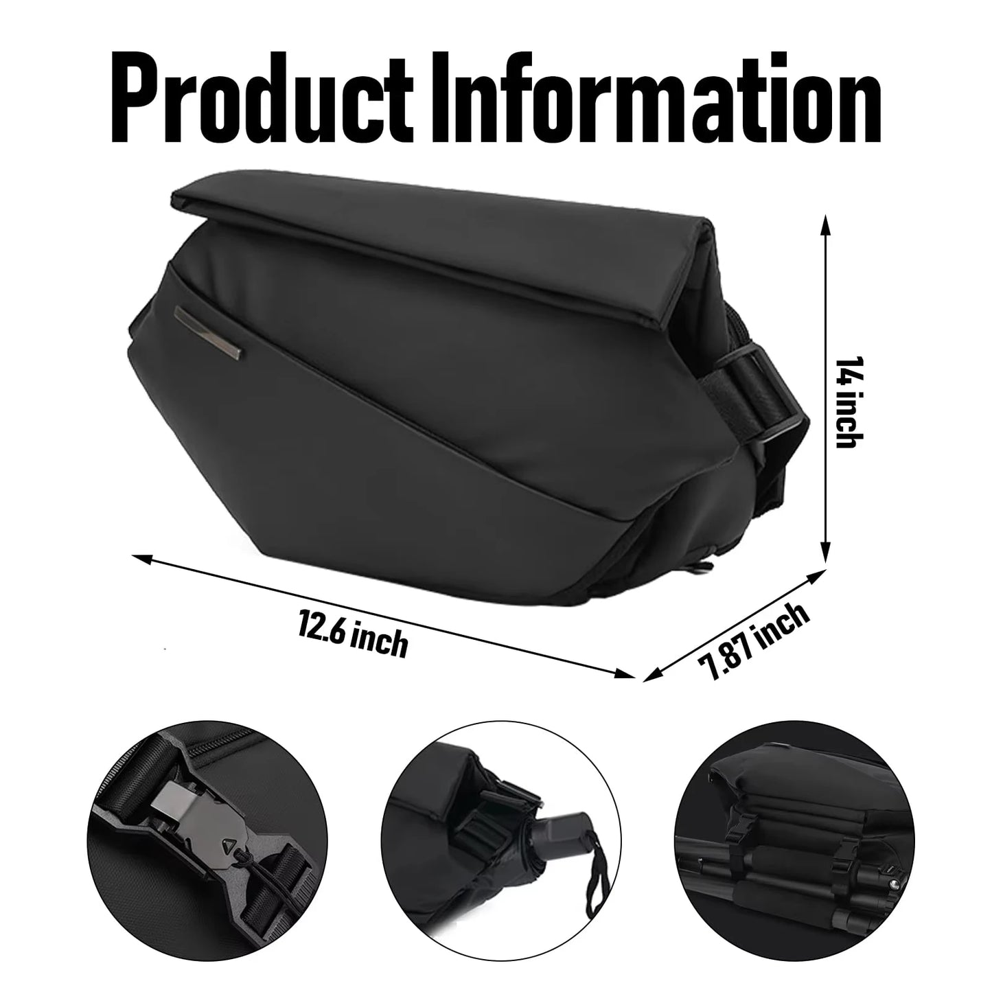 ShadowRider™ Crossbody Messenger Bag