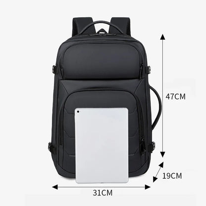 Expandable USB Charging Travel Backpack