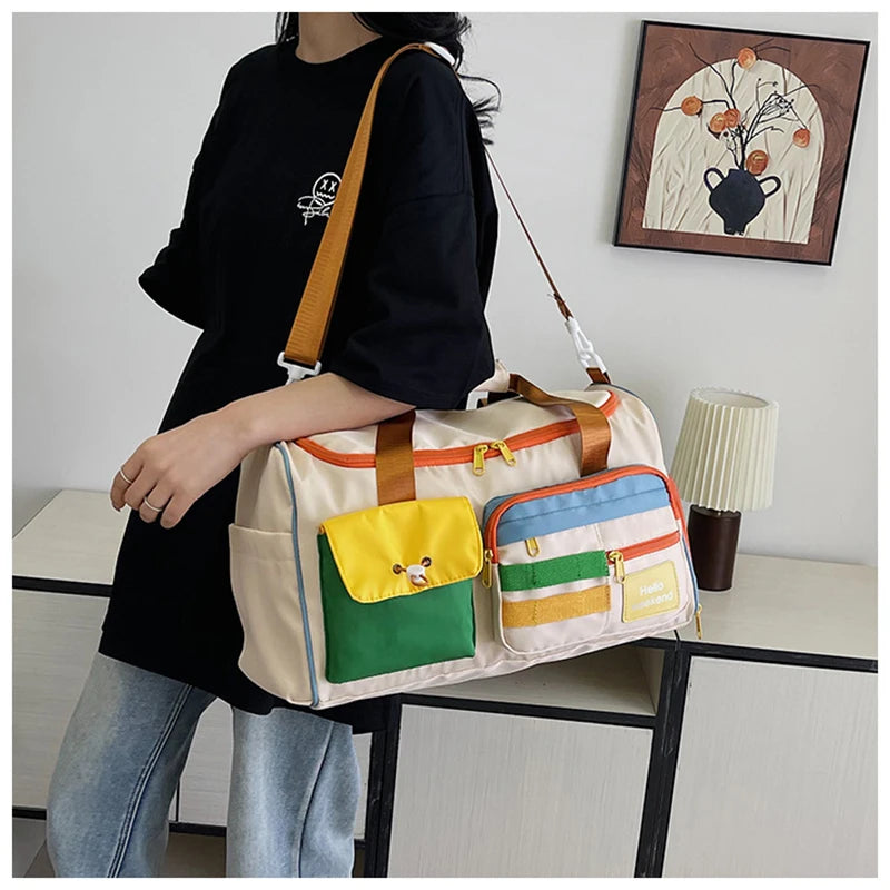 Stylish Oxford Duffel Travel Bag
