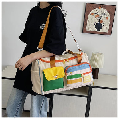 Stylish Oxford Duffel Travel Bag