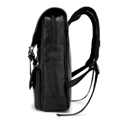 ✈️ Cabin Friendly Vintage PU Leather Backpack