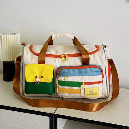 Stylish Oxford Duffel Travel Bag