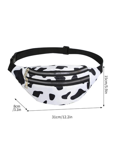 MooStyle Cow Print Waist Bag