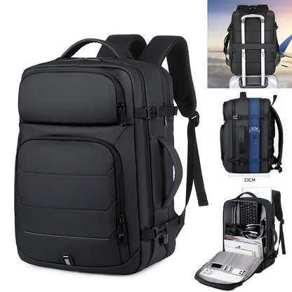 Expandable USB Charging Travel Backpack