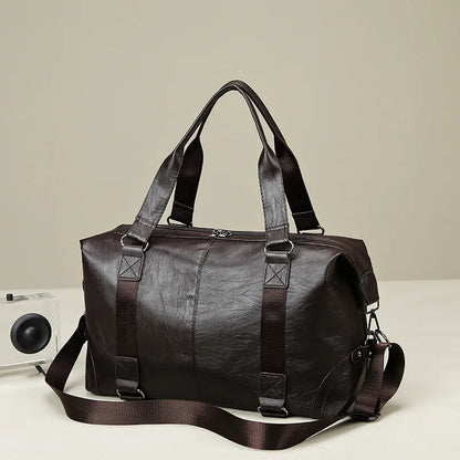 VertoMax™ UrbanPro PU Leather Travel Bag