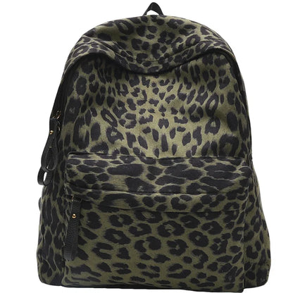 ✈️ Cabin Friendly Leopard Print Backpack