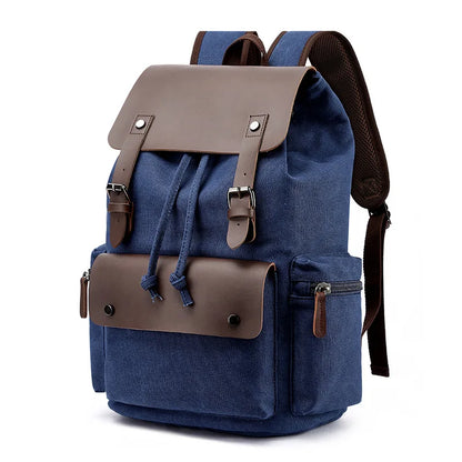 ✈️ Cabin Friendly Vintage Canvas Travel Backpack
