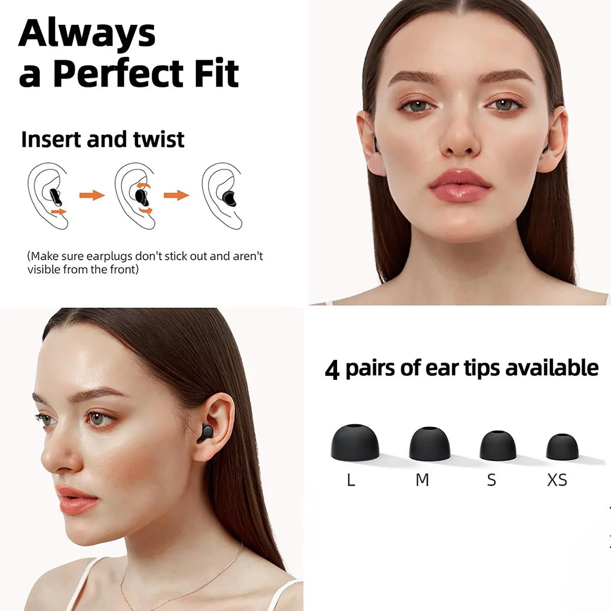 Super Soft Reusable Noise Reduction Ear Plugs