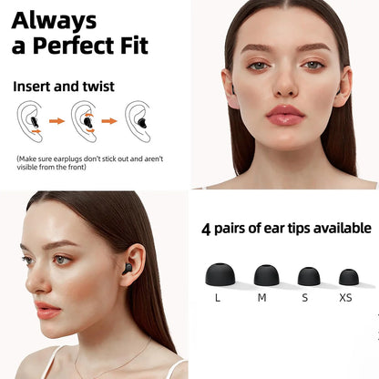 Super Soft Reusable Noise Reduction Ear Plugs