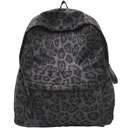 ✈️ Cabin Friendly Leopard Print Backpack