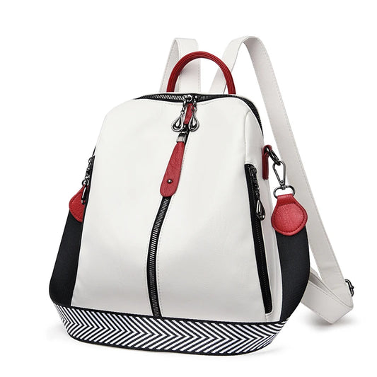 Fashion Soft PU Leather Backpack