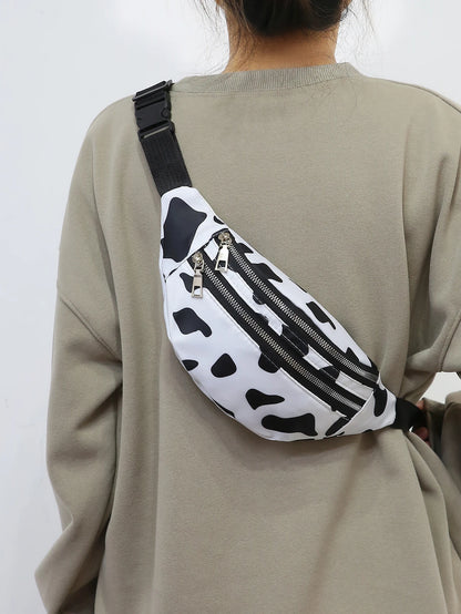 MooStyle Cow Print Waist Bag