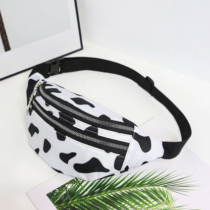 MooStyle Cow Print Waist Bag