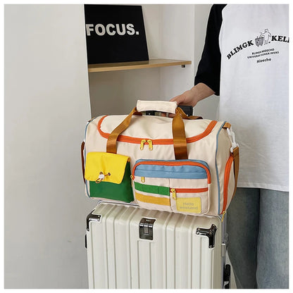 Stylish Oxford Duffel Travel Bag