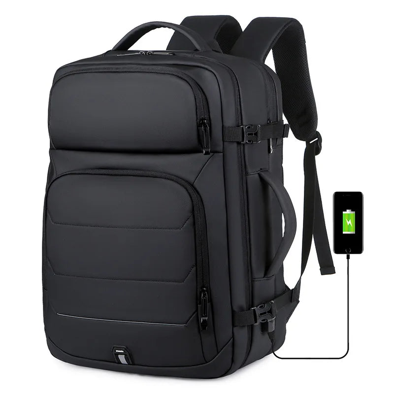 Expandable USB Charging Travel Backpack