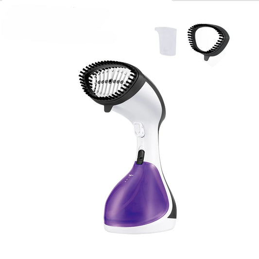 Purple handheld steamer with attachments on a white background, featuring the Sonifer brand.