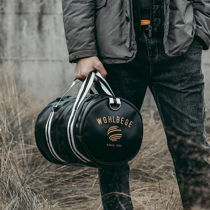 ✈️ Cabin Friendly Men’s PU Leather Duffel Bag