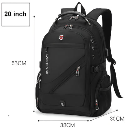 Waterproof USB Charging Travel Backpack